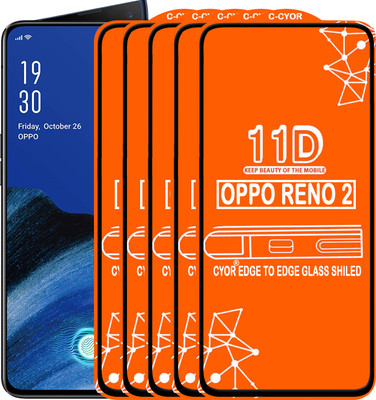 CYOR Edge To Edge Tempered Glass for REALME C21(Pack of 5)