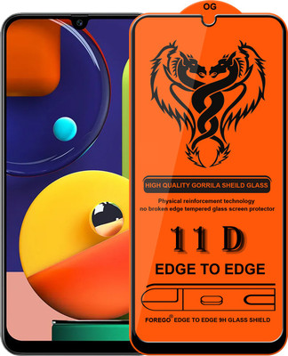 HQ Protection Edge To Edge Tempered Glass for Samsung Galaxy A50(Pack of 1)