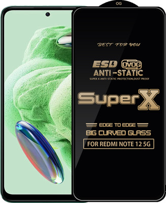Qyist Edge To Edge Tempered Glass for REDMI NOTE 12 5G(Pack of 1)