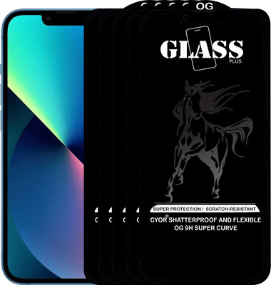 CYOR Edge To Edge Tempered Glass for IPHONE 13 MINI(Pack of 5)