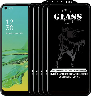 CYOR Edge To Edge Tempered Glass for OPPO A33 2020(Pack of 5)