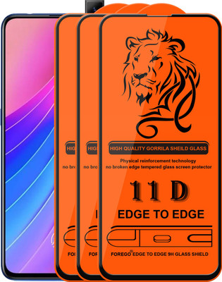 Forego Edge To Edge Tempered Glass for Vivo V15 Pro(Pack of 3)
