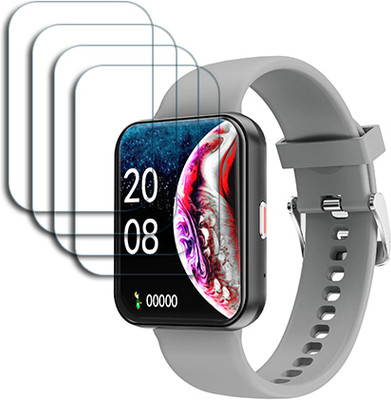 ARBAN Edge To Edge Tempered Glass for Gizmore Blaze Max 1.85 inch SMARTWATCH SCREEN GUARD(Pack of 4)