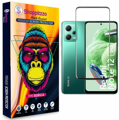 Shoppitzzo Edge To Edge Tempered Glass for Redmi Note 12 5G | Poco X5 5G | Realme 10 Pro | Nord CE 3 Lite | Narzo N55 | realme C55(Pack of 1)