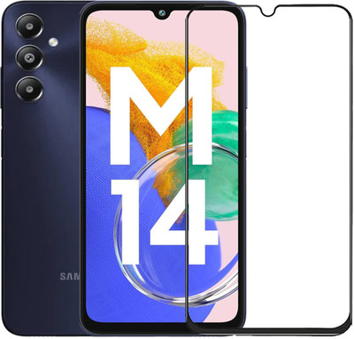 SNMART Edge To Edge Tempered Glass for Samsung Galaxy M14 4G(Pack of 1)