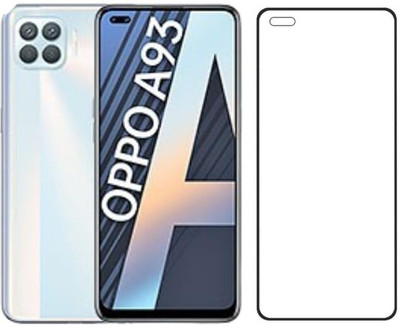 EITANSHA CREATION Edge To Edge Tempered Glass for Oppo A93 4G(Pack of 1)