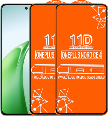 Flipkart SmartBuy Edge To Edge Tempered Glass for ONEPLUS NORD CE 4 5G(Pack of 2)
