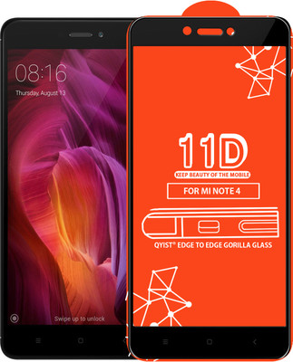 Qyist Edge To Edge Tempered Glass for Mi Redmi Note 4(Pack of 1)