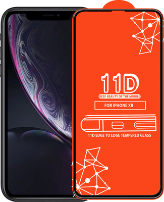 Roxel Edge To Edge Tempered Glass for Apple iPhone XR(Pack of 1)