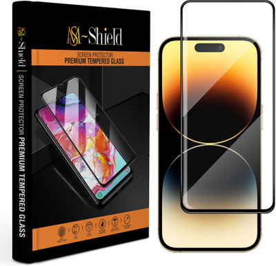 MS-Shield Edge To Edge Tempered Glass for Apple iPhone 14 Pro(Pack of 1)