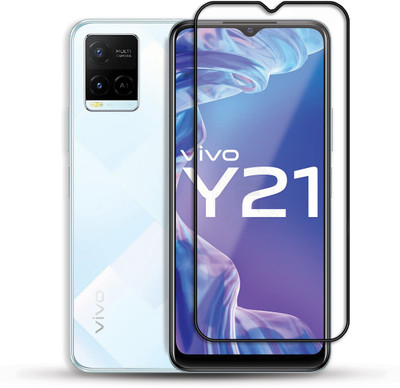 PROACCS Edge To Edge Tempered Glass for VIVO Y21 2021(Pack of 1)