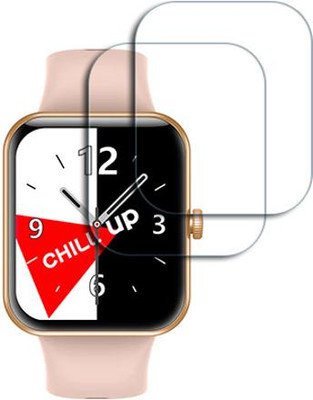 ARBAN Edge To Edge Tempered Glass for crossbeats Ignite LYT Max 1.9 inch SMARTWATCH SCREEN GUARD(Pack of 2)