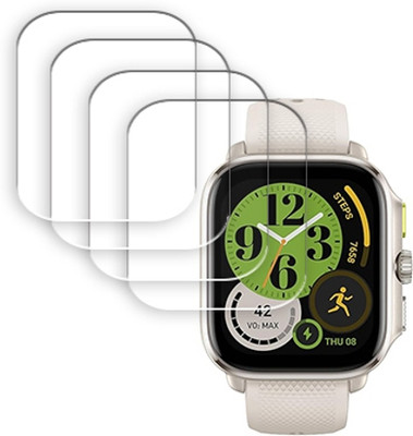 ARBAN Edge To Edge Tempered Glass for Amazfit CheetaH SmartWatch 1.75 inch SMARTWATCH SCREEN GUARD(Pack of 4)