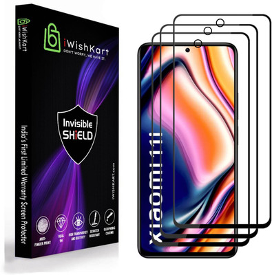 iWishKart Edge To Edge Tempered Glass for MI 11i, Xiaomi 11i 5G, Redmi 11i 5G(Pack of 3)