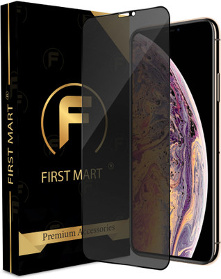 FIRST MART Edge To Edge Tempered Glass for Apple iPhone XS Max, Apple iPhone 11 Pro Max, Privacy Anti Spy Glass with Matte Finish(Pack of 1)