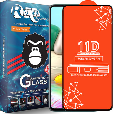 Roxel Edge To Edge Tempered Glass for Samsung Galaxy A71(Pack of 1)