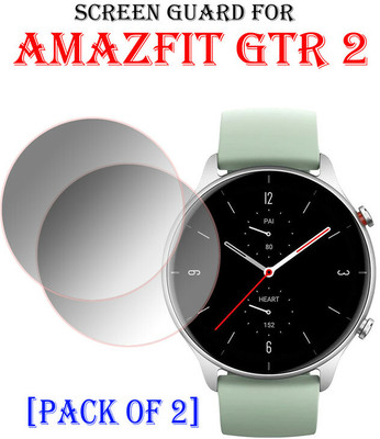 hirdesh Edge To Edge Tempered Glass for Amazfit GTR 2(Pack of 2)