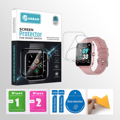 ARBAN Edge To Edge Tempered Glass for Fire-Boltt Ninja Calling Pro 1.69 inch Smartwatch 2 PROTECTOR + 2 WIPES + 2 DUST REMOVAL STICKER + 1 WIPER(Pack of 2) ARBAN Edge To Edge Tempered Glass for Fire-Boltt Ninja Calling Pro 1.69 inch Smartwatch 2 PROTECTOR + 2 WIPES + 2 DUST REMOVAL STICKER + 1 WIPER(Pack of 2)
