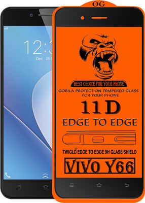 TWIGLO Edge To Edge Tempered Glass for VIVO Y66(Pack of 1)