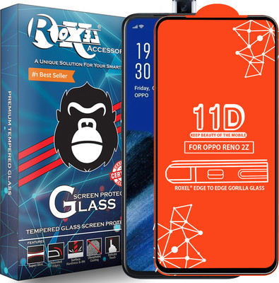 Roxel Edge To Edge Tempered Glass for OPPO Reno 2z(Pack of 1)