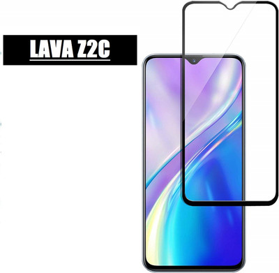 O2MG Edge To Edge Tempered Glass for LAVA Z2C(Pack of 1)