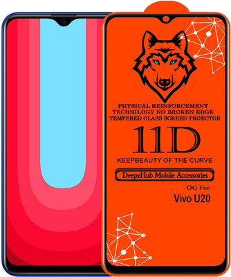 DeepzHub Edge To Edge Tempered Glass for Vivo U20(Pack of 1)