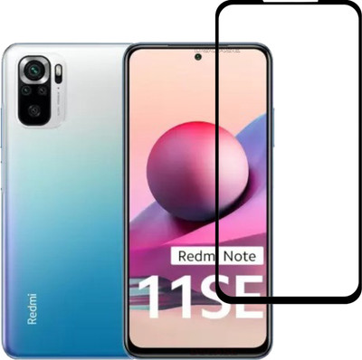 DSCASE Edge To Edge Tempered Glass for REDMI Note 11 SE, xiaomi Note 11 SE, MI Note 11 SE(Pack of 1)
