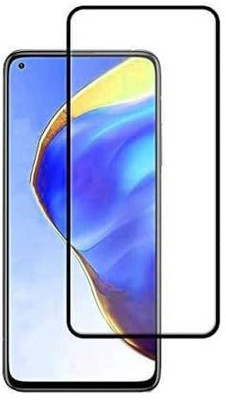 VISHRN CASES Edge To Edge Tempered Glass for Mi 10T(Pack of 1)