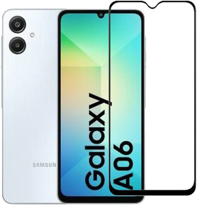 DSCASE Edge To Edge Tempered Glass for SAMSUNG Galaxy A06(Pack of 1)