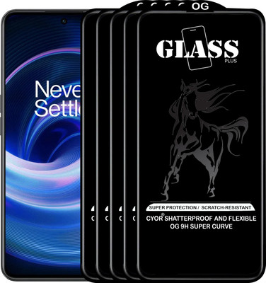 CYOR Edge To Edge Tempered Glass for ONEPLUS 10R(Pack of 5)