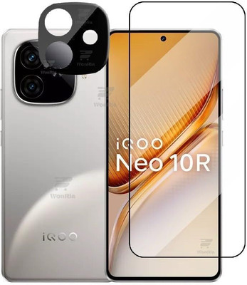 WonReza Edge To Edge Tempered Glass for iQOO Neo 10R, iQOO Neo 10R 5G, with Camera Lens Protector(Pack of 1)