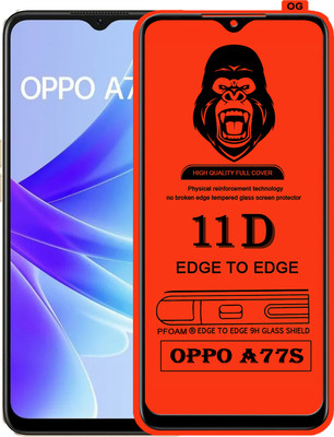 Rofix star Edge To Edge Tempered Glass for OPPO A77S(Pack of 1)