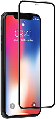 SM Styles Edge To Edge Tempered Glass for Apple iPhone X(Pack of 1)