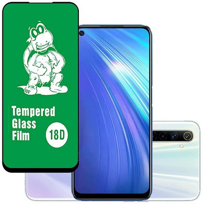INT Edge To Edge Tempered Glass for Realme 6(Pack of 1)