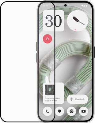 NEXZONE Edge To Edge Tempered Glass for Nothing Phone (3), Nothing Phone 3(Pack of 1)