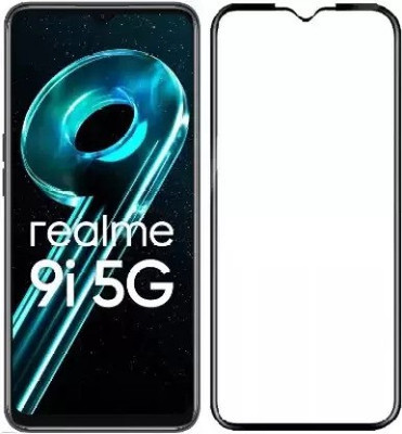 VISHRN Edge To Edge Tempered Glass for Realme 9i 5G, REALME 9I 5G(Pack of 1)