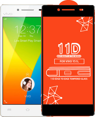 Qyist Edge To Edge Tempered Glass for VIVO Y51L(Pack of 1)