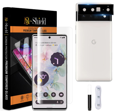 MS-Shield Edge To Edge Tempered Glass for Google Pixel 6 Pro, With Camera Lens Protector(Pack of 1)