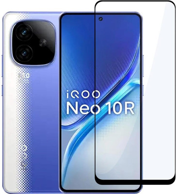 EITANSHA CREATION Edge To Edge Tempered Glass for Vivo iQOO Neo 10R 5G, iQOO Neo 10R(Pack of 1)