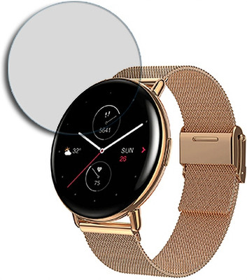 SOMTONE Edge To Edge Tempered Glass for Amazfit Zepp E Circle MATTE TEMPERED GLASS(Pack of 1)