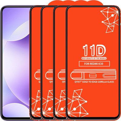 Qyist Edge To Edge Tempered Glass for Xiaomi Redmi K30(Pack of 4)