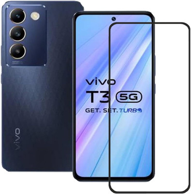 Bodoma Edge To Edge Tempered Glass for Vivo T3 5G/Vivo Y200E 5G(Pack of 1)