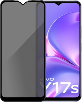 HUPSHY Edge To Edge Tempered Glass for vivo Y17S(Pack of 1)