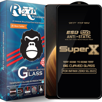 Roxel Edge To Edge Tempered Glass for INFINIX ZERO 5G 2023(Pack of 1)