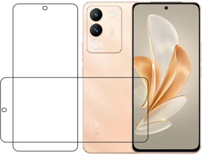 HINDU Edge To Edge Tempered Glass for VIVO V30 Lite Tempered Glass impossible plastic & Fiber VIVO V30 Lite(Pack of 1)