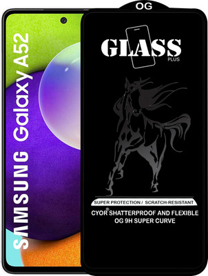 CYOR Edge To Edge Tempered Glass for SAMSUNG A52(Pack of 1)