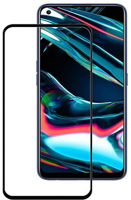NIMMIKA ENTERPRISES Edge To Edge Tempered Glass for Realme GT NEO 2(Premium Tempered Glass | Edge-to-Edge Coverage | Full Coverage | Ultra-Thin Design | Oleophobic Coating | Case-Friendly Design | Crystal Clear Display | Residue-Free Removal)(Pack of 1)