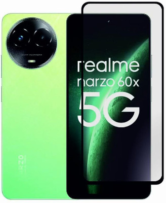 EITANSHA CREATION Edge To Edge Tempered Glass for Realme Narzo 60X 5G, realme Narzo 60x(Pack of 1)