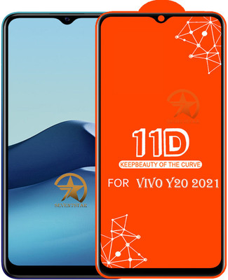 SEVEN7STAR Edge To Edge Tempered Glass for VIVO Y20 2021(Pack of 1)