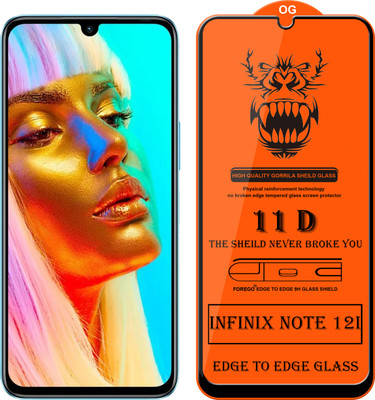 Forego Edge To Edge Tempered Glass for Infinix Note 12i(Pack of 1)